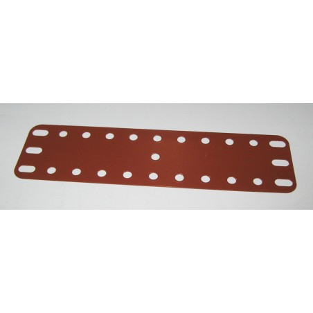 Plaque flexible Meccano 11x3 trous marron