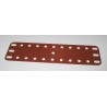 Plaque flexible Meccano 11x3 trous marron