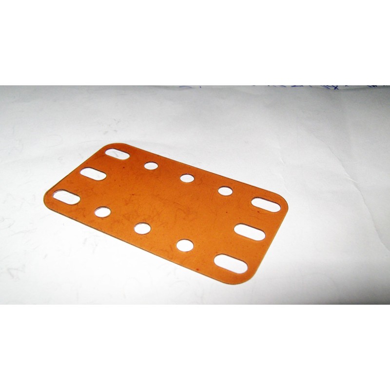 Plaque plastique fumée Meccano 5x3 trous