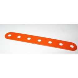 Bande Meccano 7 trous orange