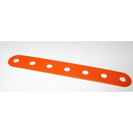 Bande Meccano 7 trous orange