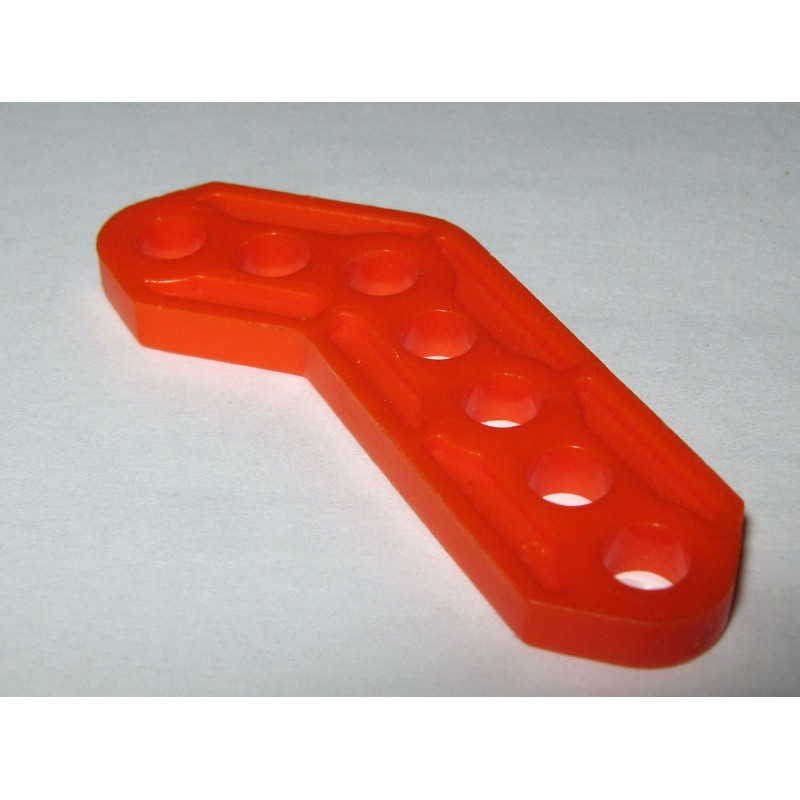 Gousset 135° plastique orange