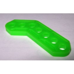 Gousset 135° plastique vert