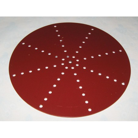 Plaque circulaire Meccano 192 mm rouge