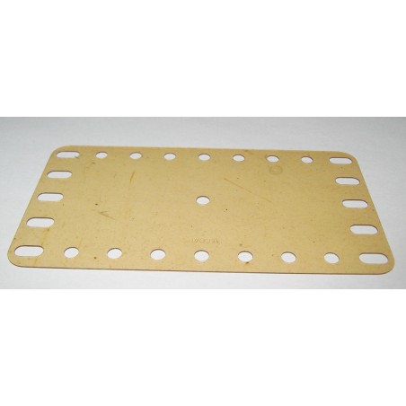 Plaque plastique transparente fumée Meccano 9x5 trous