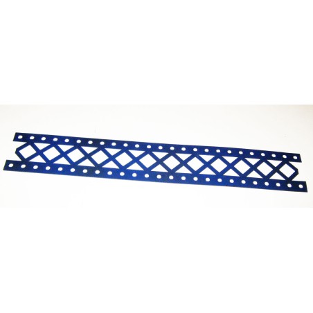 Longrine Meccano 25 trous bleue