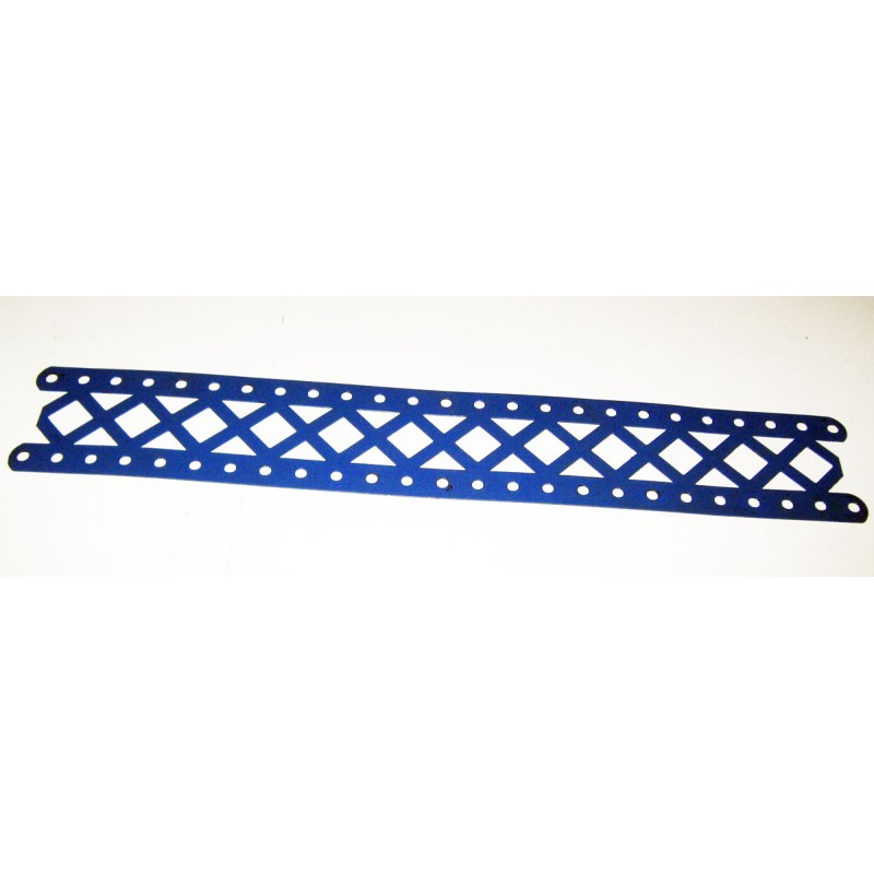 Longrine Meccano 25 trous bleue