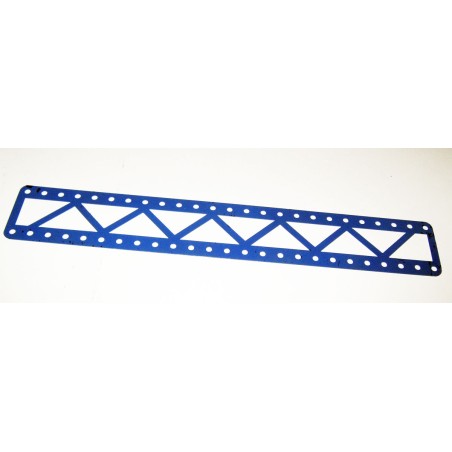 Longrine Meccano 25 trous bleue