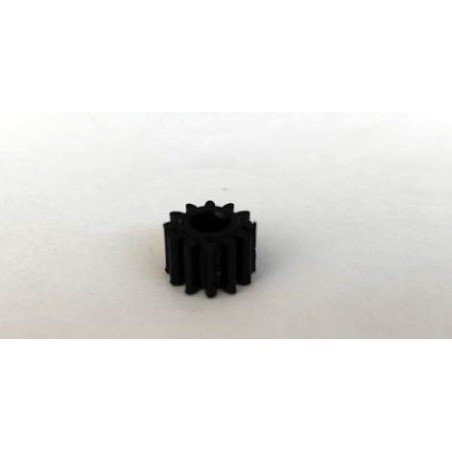 Pignon 12 dents Meccano 5 mm en plastique noir 3 pans