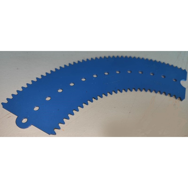 Secteur denté Meccano bleu