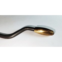Manivelle Meccano 12,5 cm à poignée cuivre