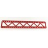 Longrine Meccano 25 trous rouge