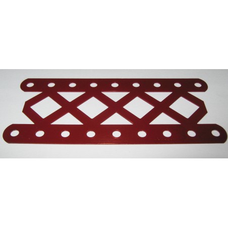 Longrine Meccano 9 trous rouge