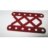 Longrine Meccano 6 trous rouge