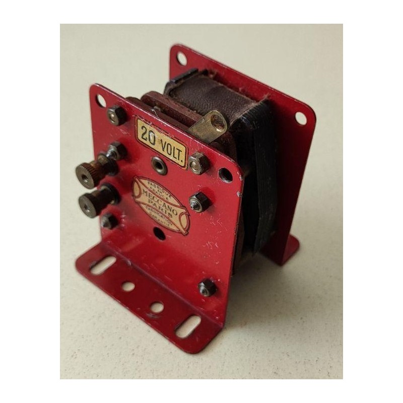 Moteur Meccano 20 volts M00, rouge