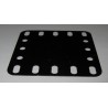 Plaque plastique Meccano 5x5 trous noire